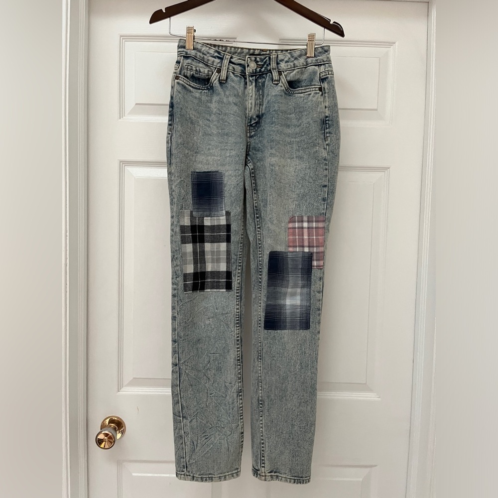 Bluenotes distressed patchwork jeans size 00